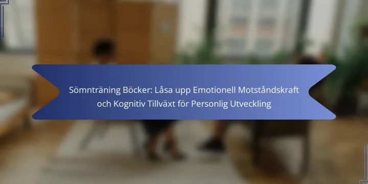 Sömnträning Böcker: Låsa upp Emotionell Motståndskraft och Kognitiv Tillväxt för Personlig Utveckling